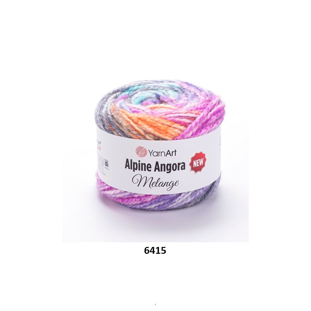 Yarn Alpine Angora Melange New YarnArt