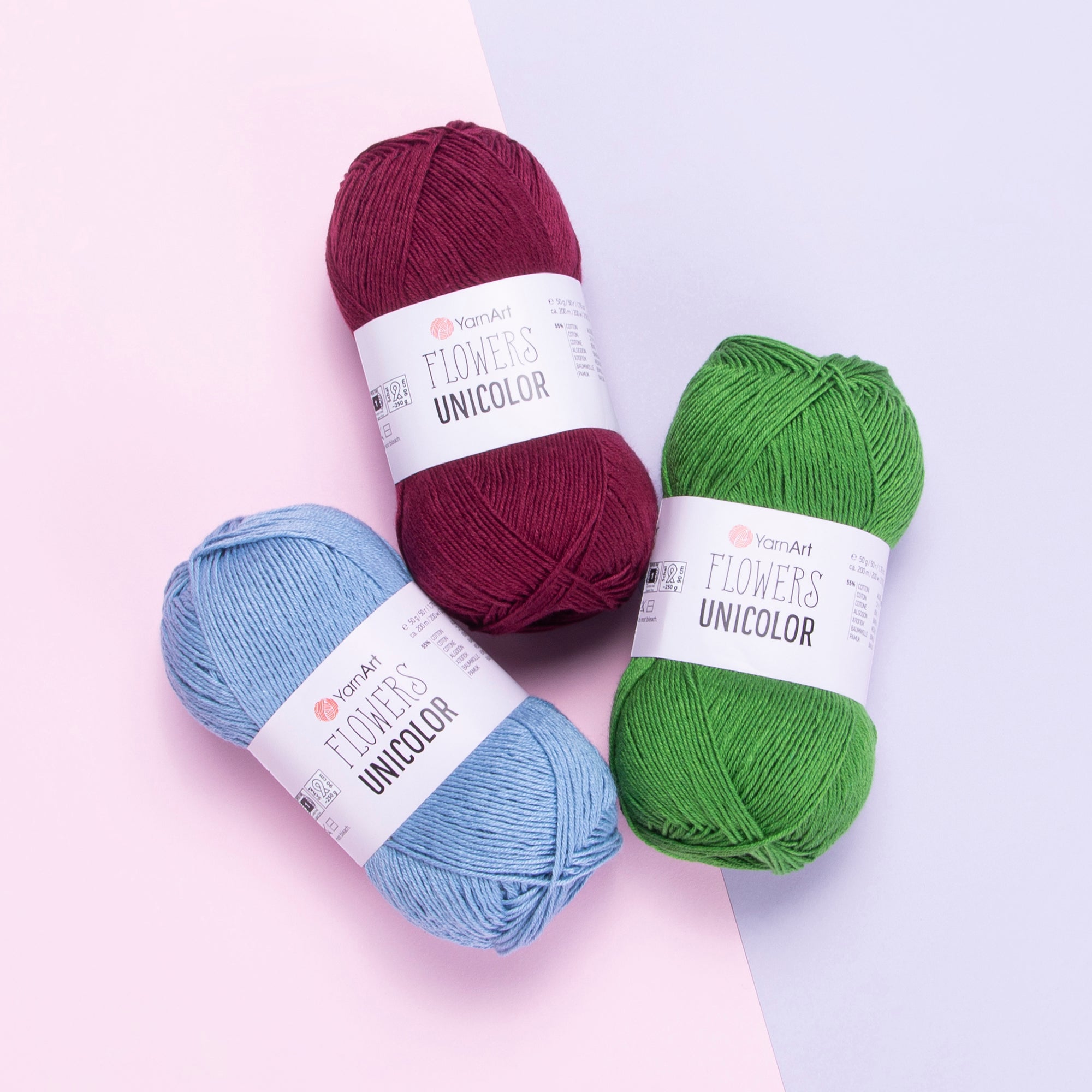 Yarn YarnArt Flowers Unicolor