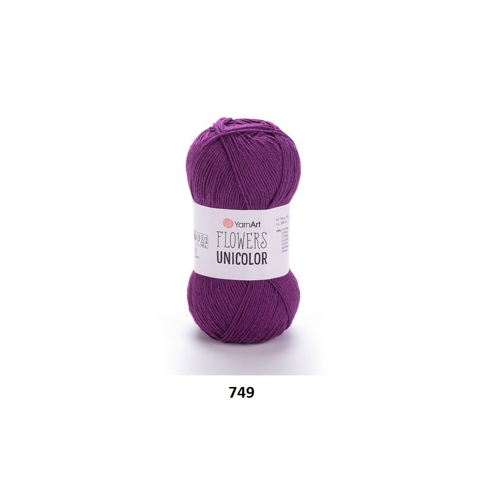 Yarn YarnArt Flowers Unicolor