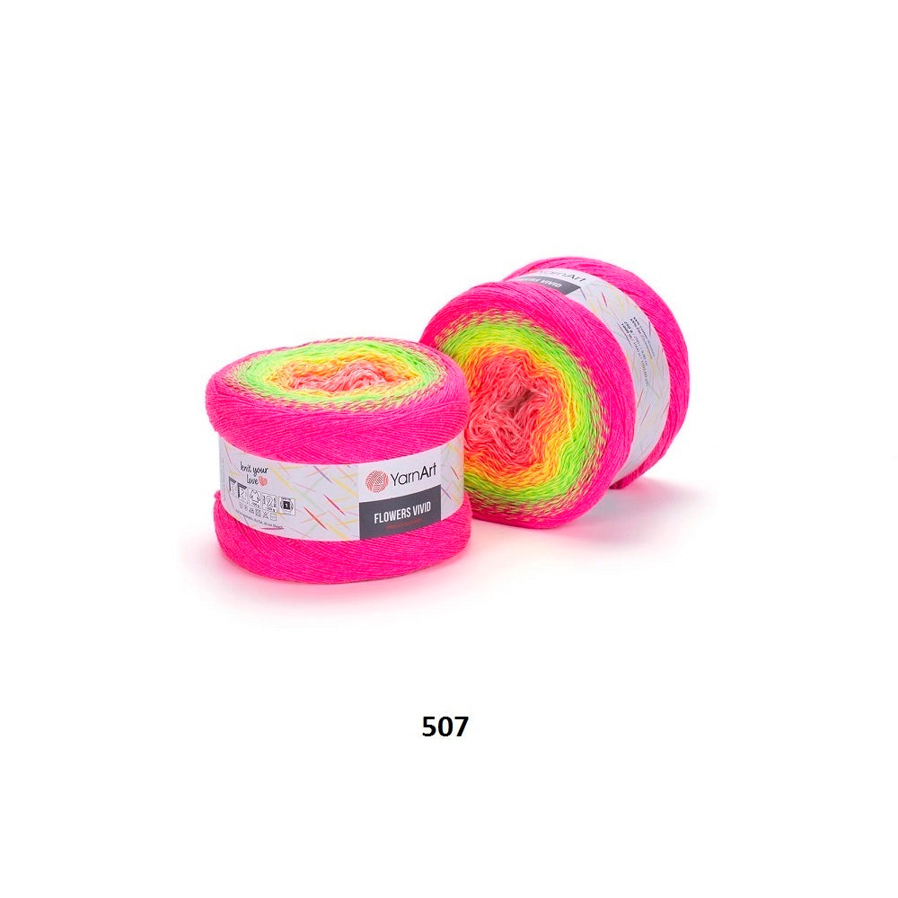 Yarn Flowers Vivid YarnArt