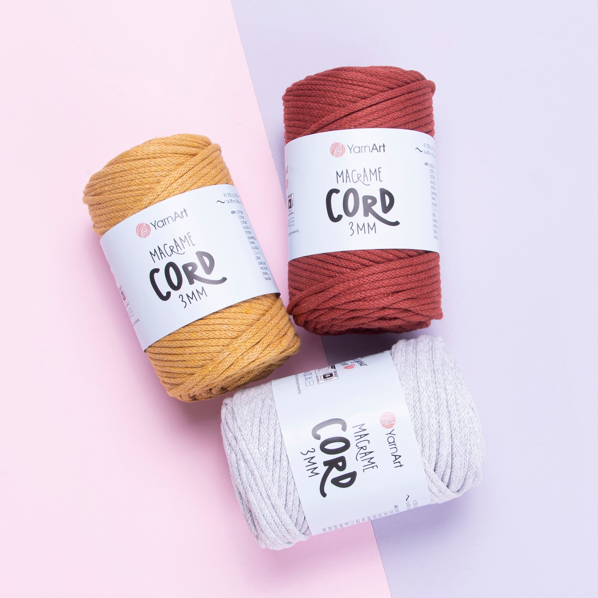 Yarn Macrame Cord 3mm YarnArt