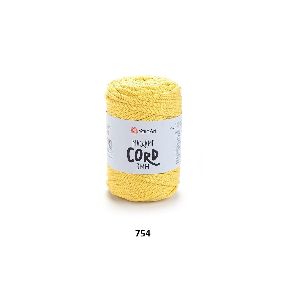 Yarn Macrame Cord 3mm YarnArt