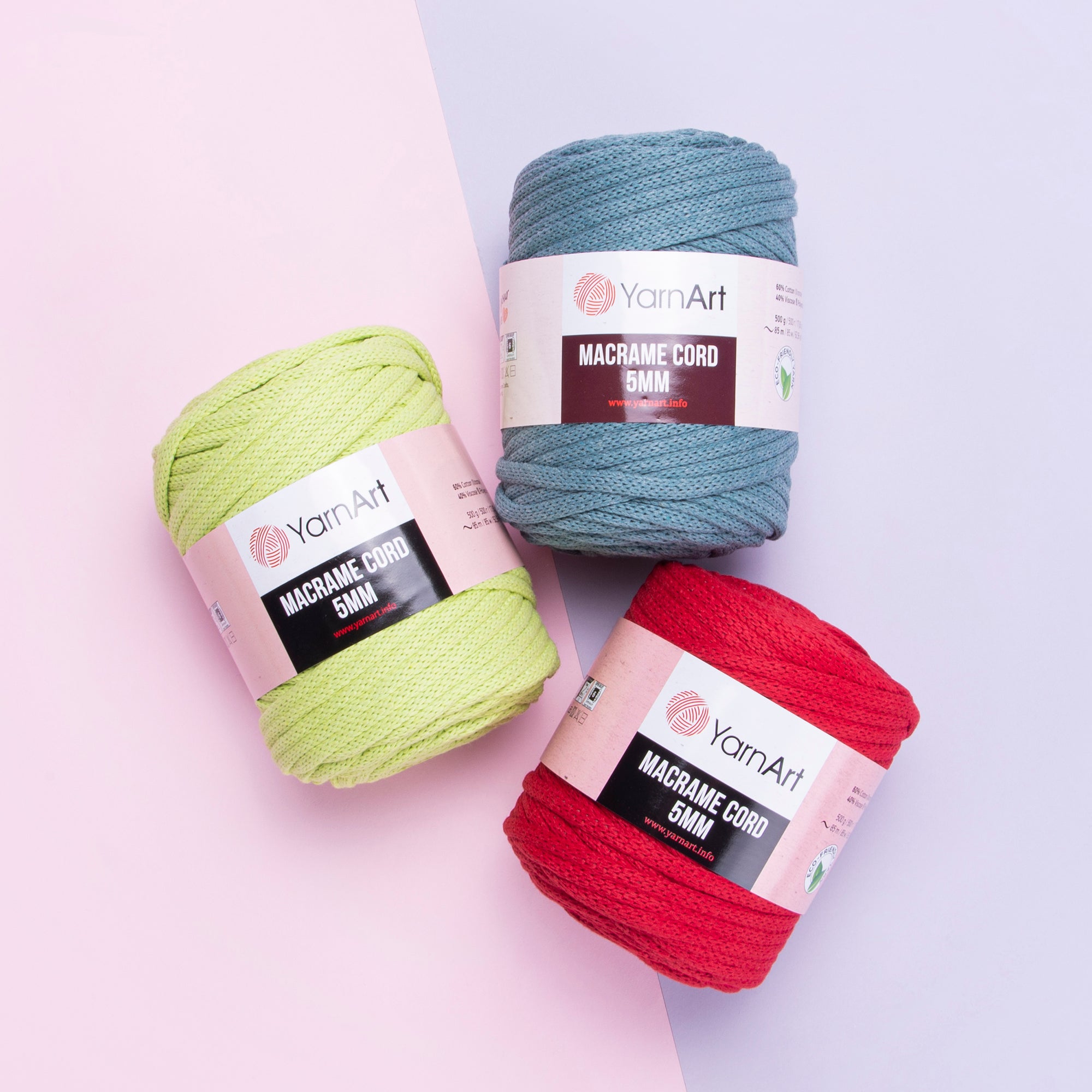 Yarn Macrame Cord 5mm YarnArt