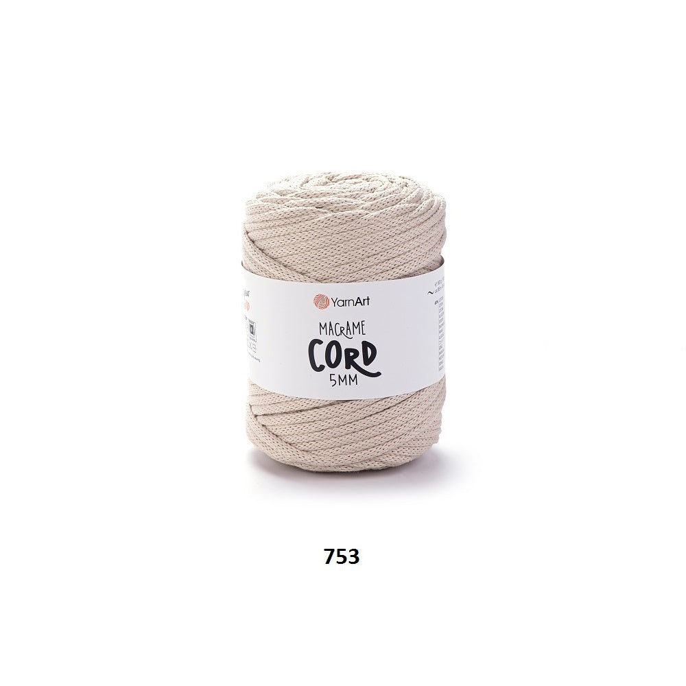 Yarn Macrame Cord 5mm YarnArt