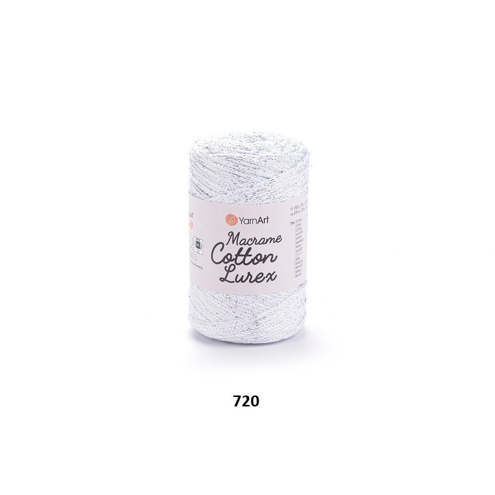 Yarn Macrame Cotton Lurex YarnArt