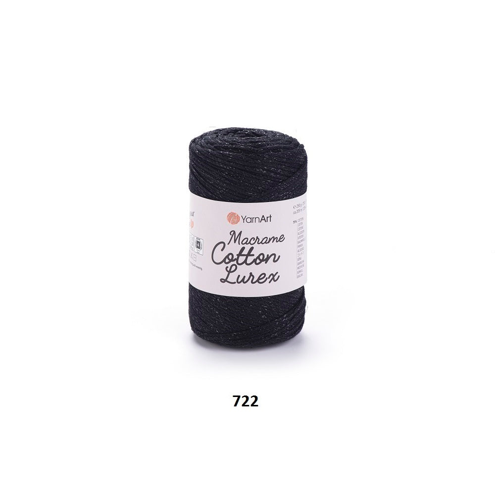 Yarn Macrame Cotton Lurex YarnArt