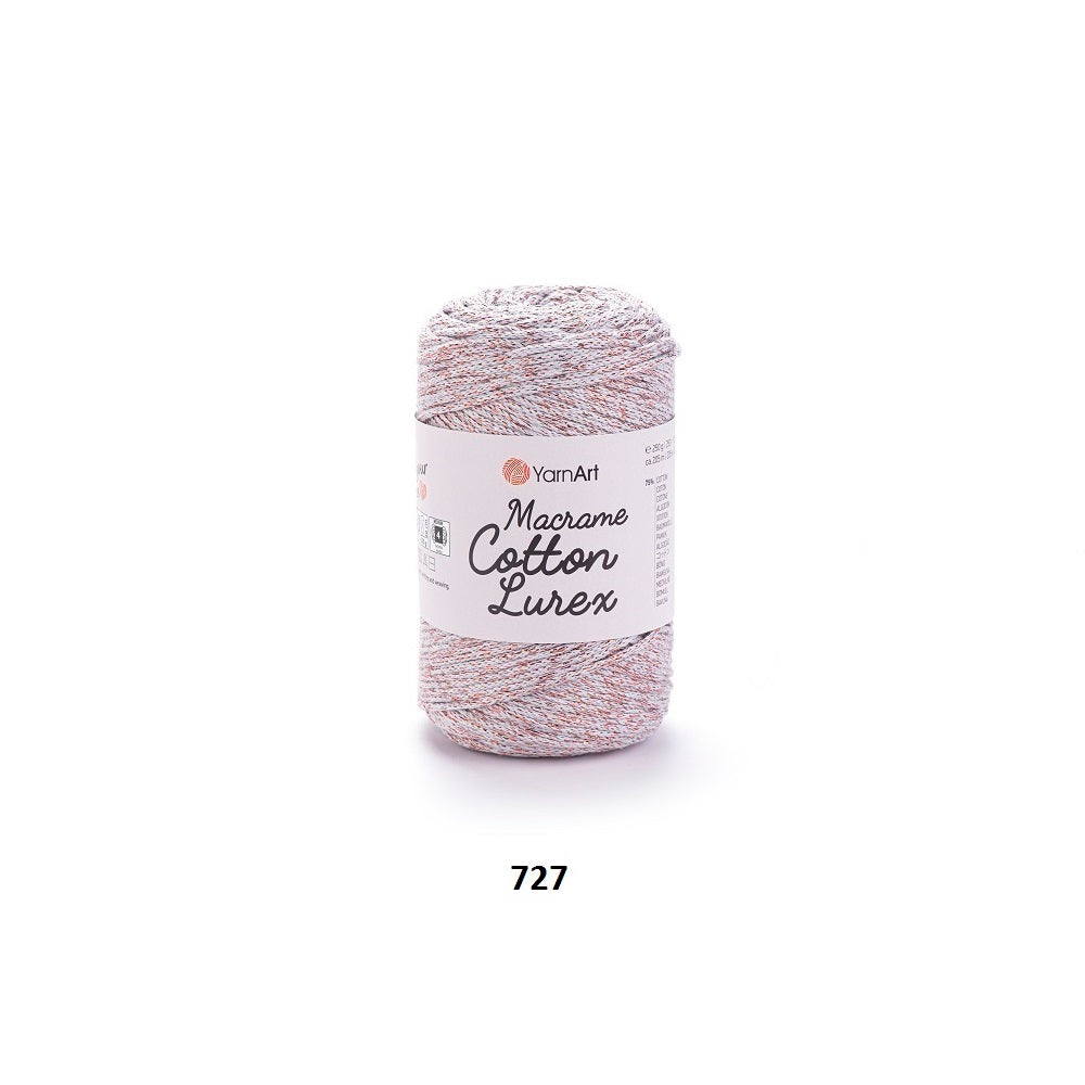 Yarn Macrame Cotton Lurex YarnArt