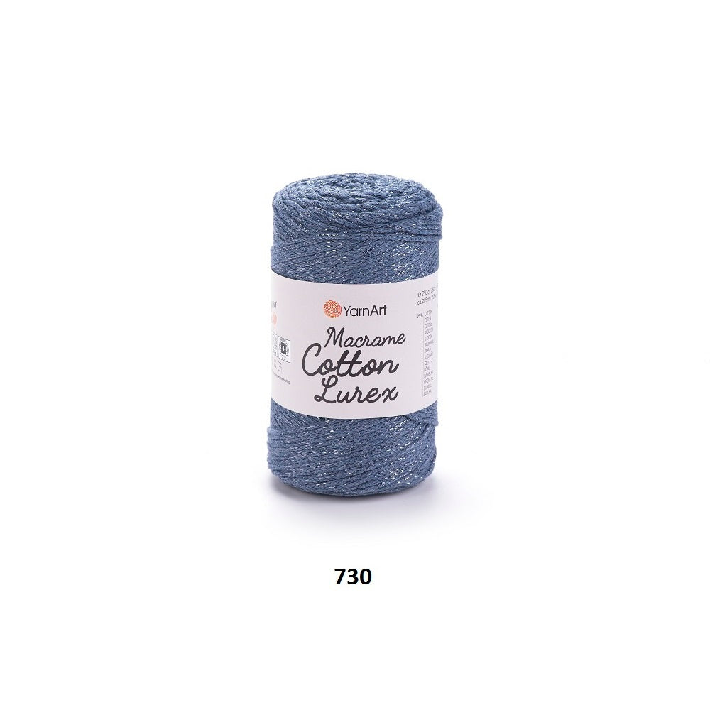 Yarn Macrame Cotton Lurex YarnArt