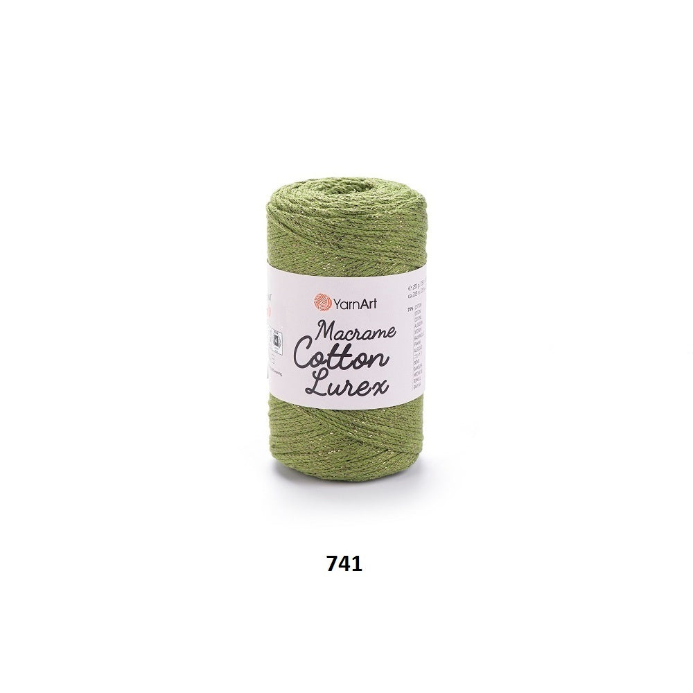 Yarn Macrame Cotton Lurex YarnArt