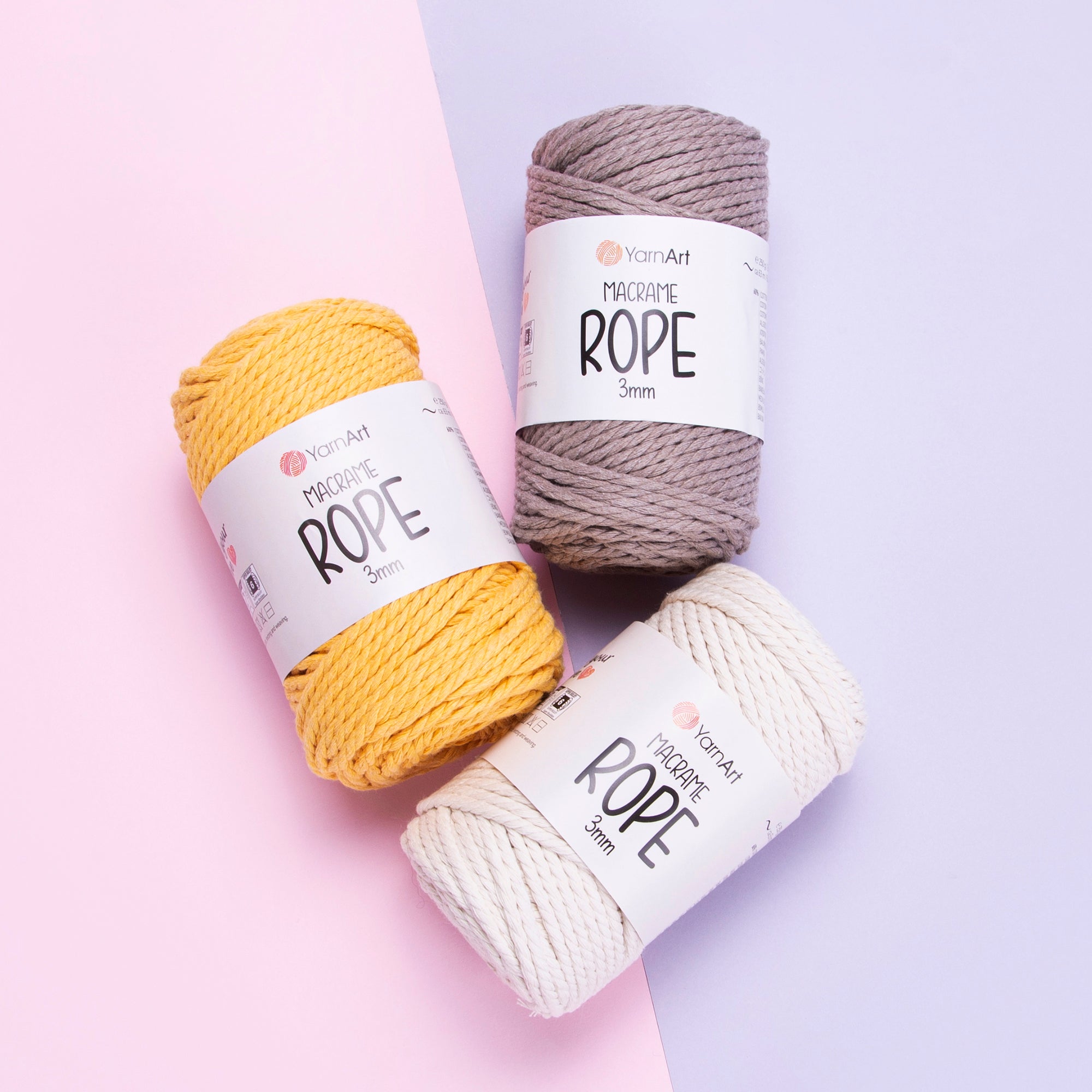Yarn Macrame Rope 3 mm YarnArt