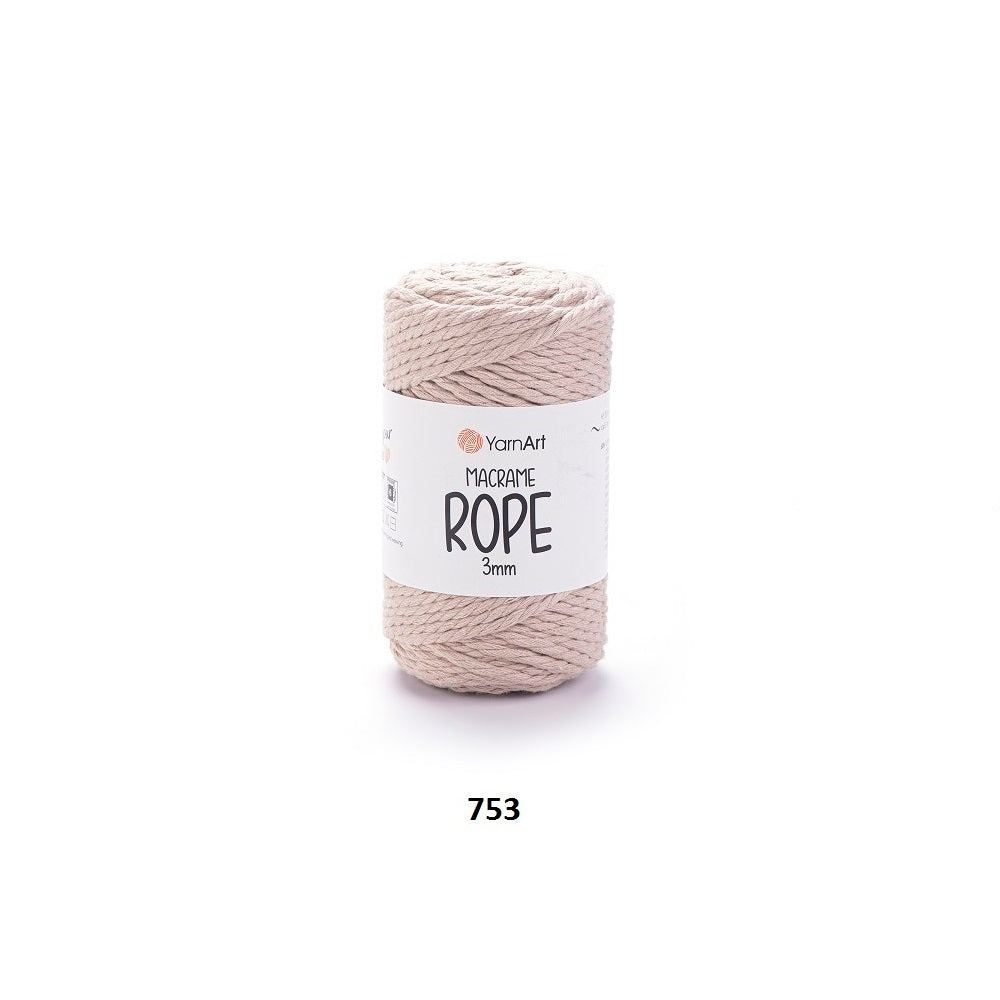 Yarn Macrame Rope 3 mm YarnArt