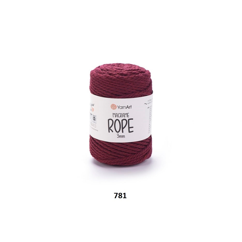 Yarn Macrame Rope 3 mm YarnArt