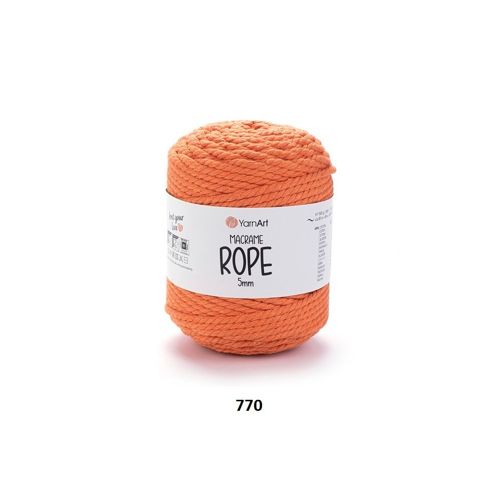 Yarn Macrame Rope 5 mm YarnArt