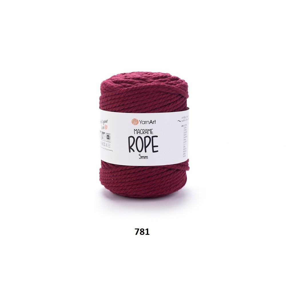 Yarn Macrame Rope 5 mm YarnArt