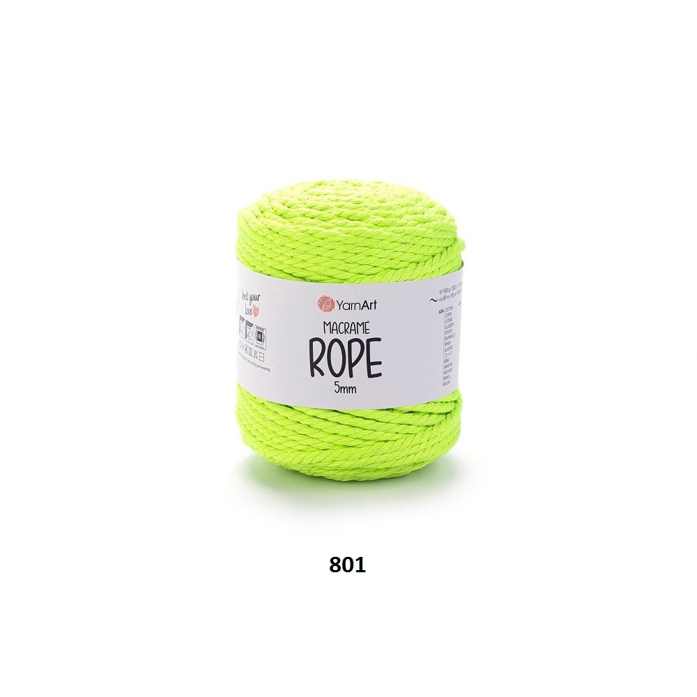Yarn Macrame Rope 5 mm YarnArt