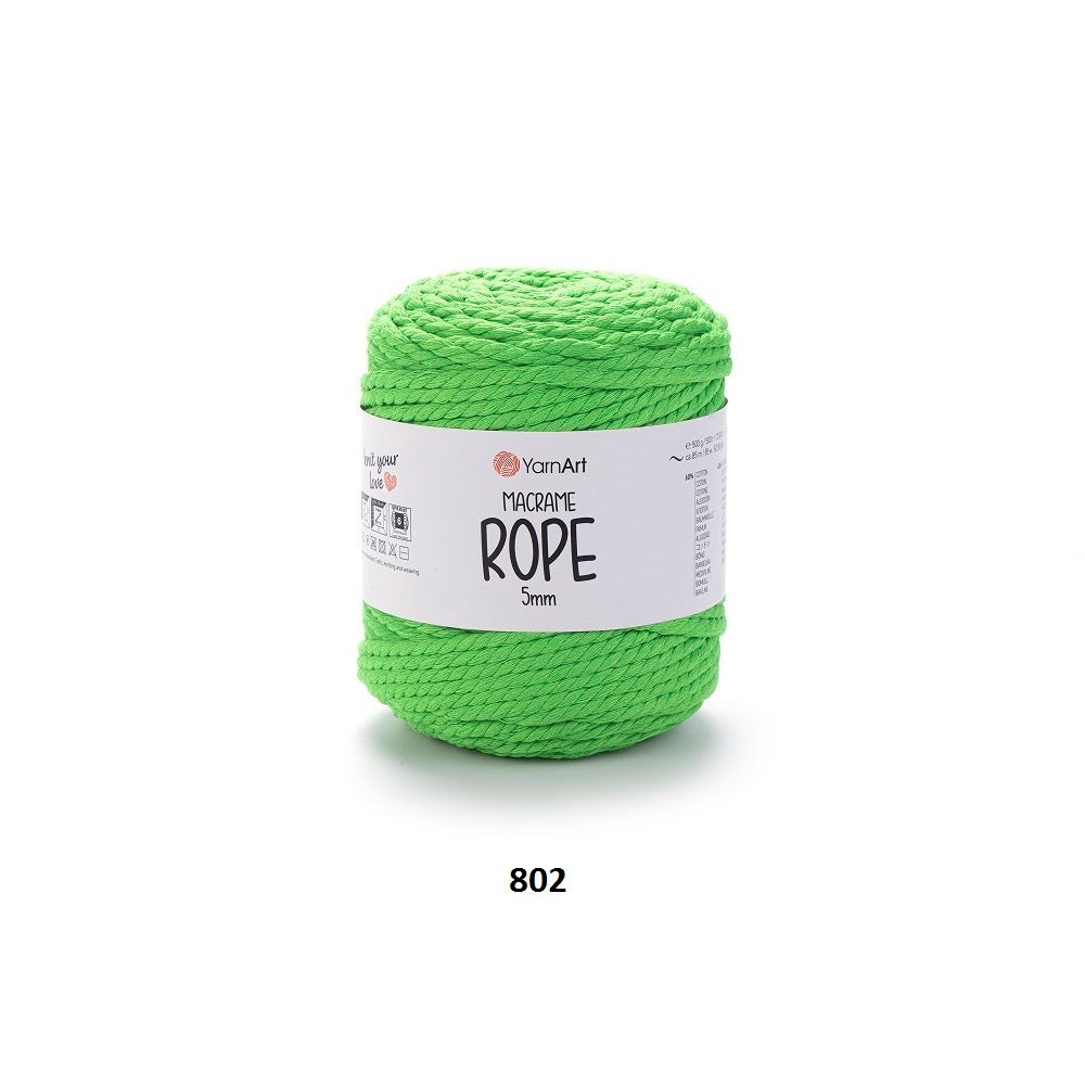 Yarn Macrame Rope 5 mm YarnArt