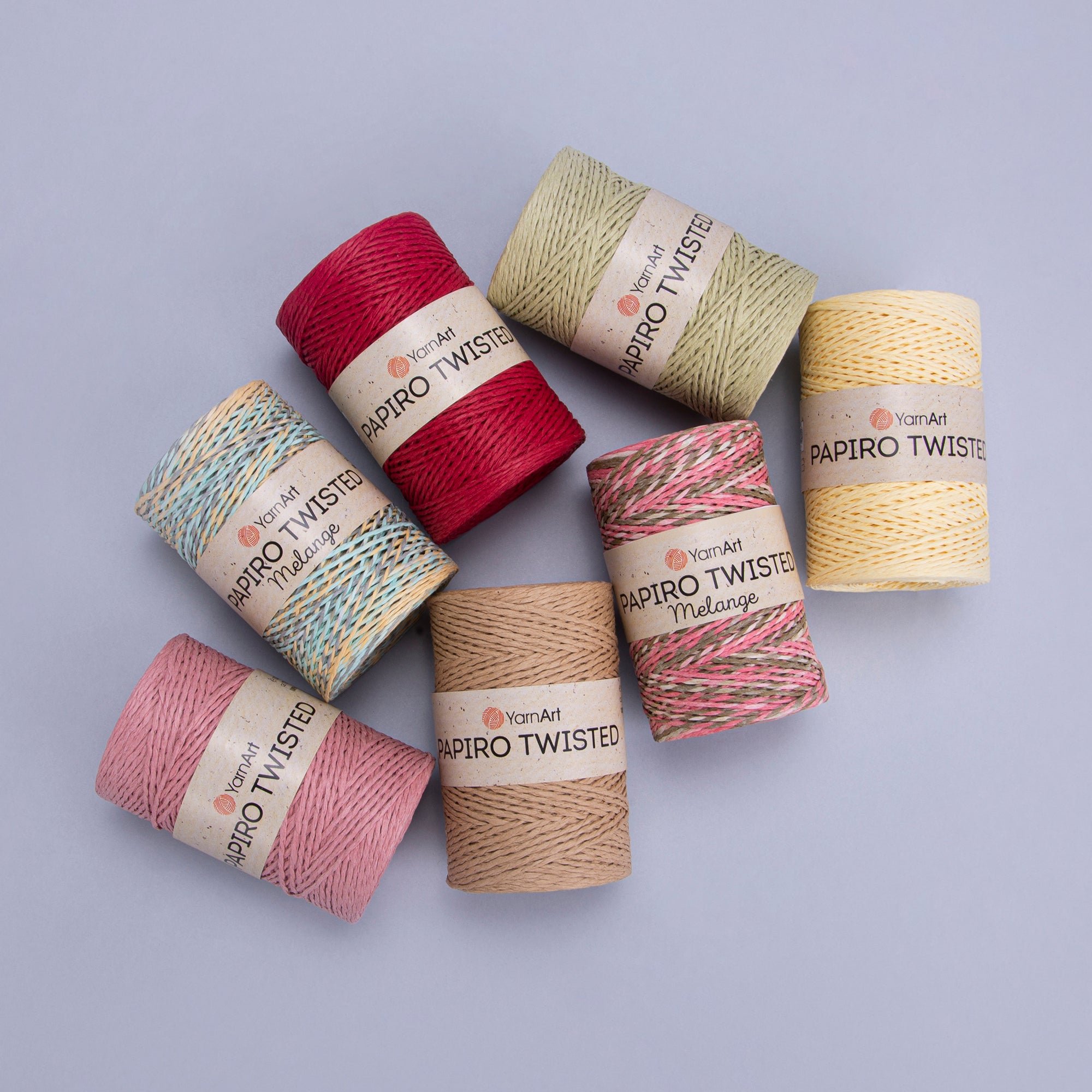 Yarn Papiro Twisted Melange YarnArt