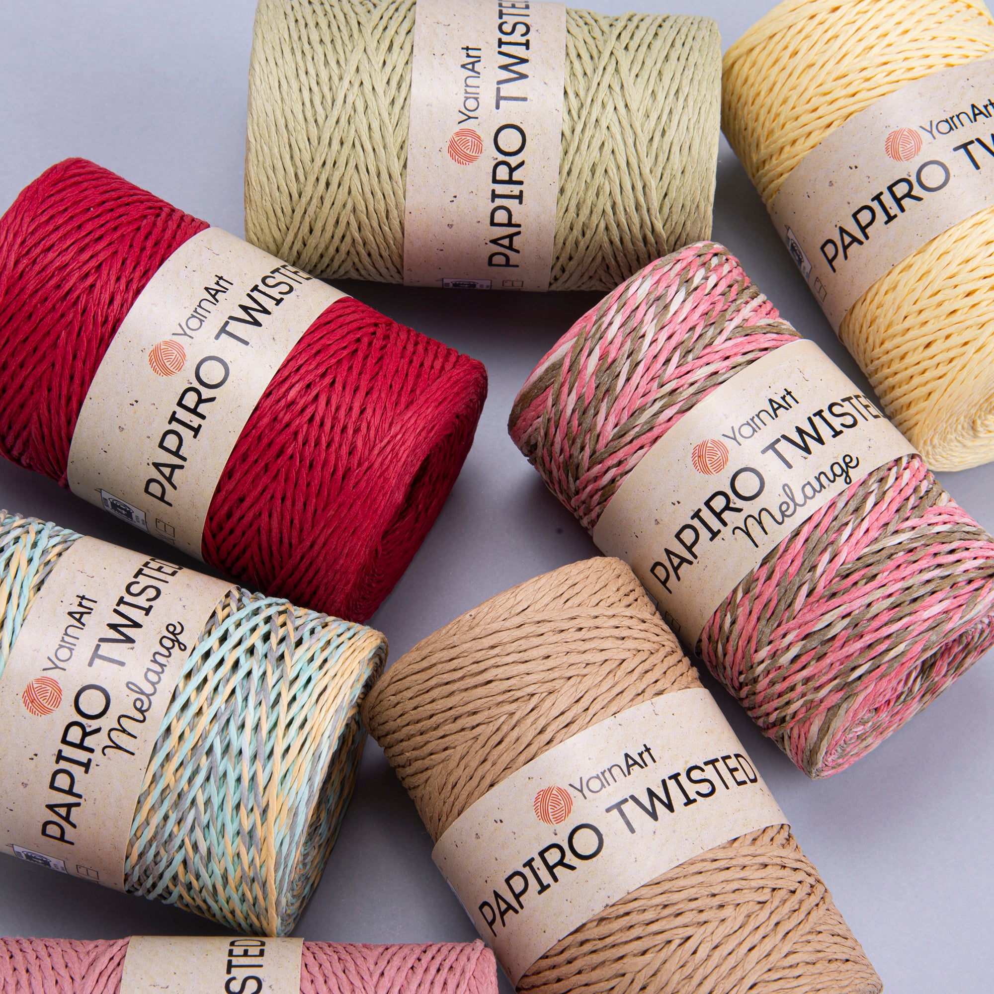 Yarn Papiro Twisted Melange YarnArt