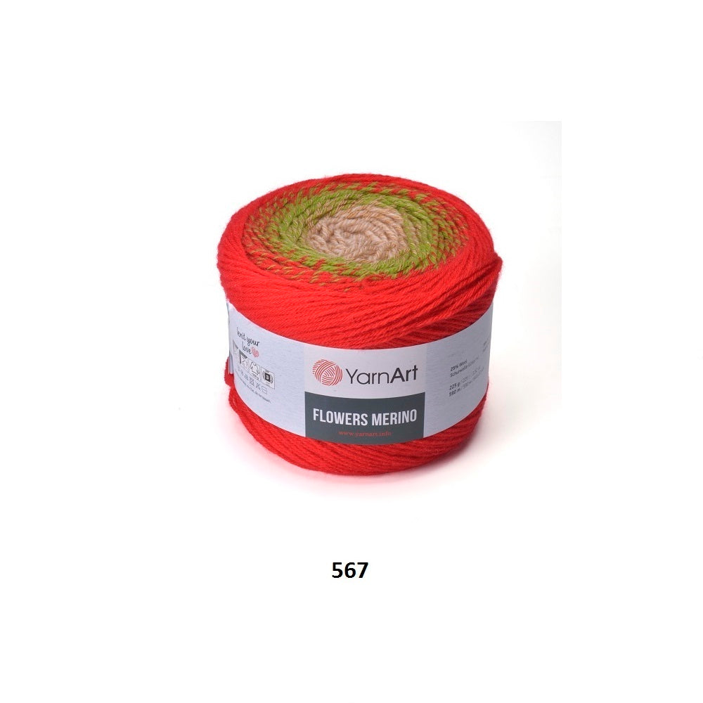 Yarn Flowers Merino YarnArt