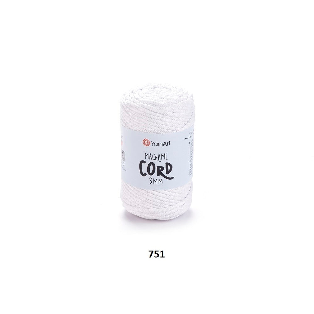 Yarn Macrame Cord 3mm YarnArt