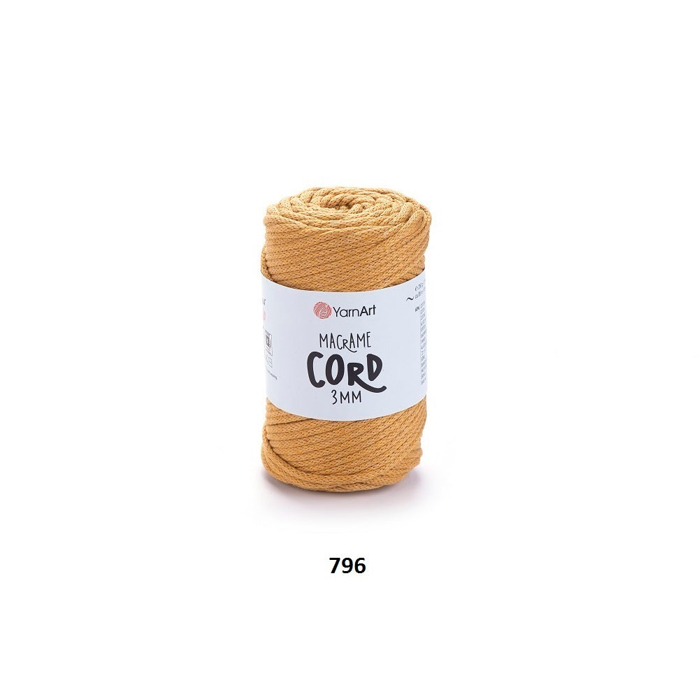 Yarn Macrame Cord 3mm YarnArt