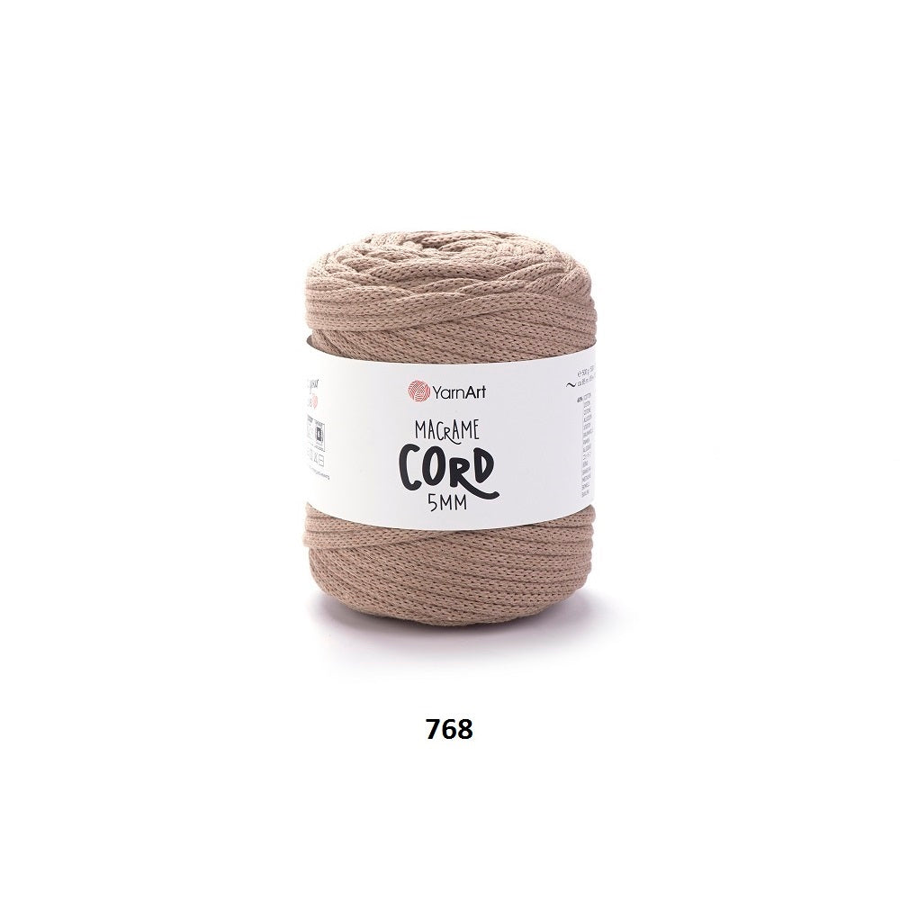 Yarn Macrame Cord 5mm YarnArt