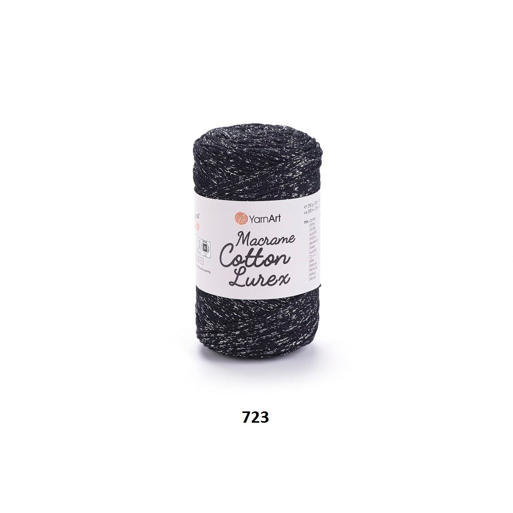 Yarn Macrame Cotton Lurex YarnArt