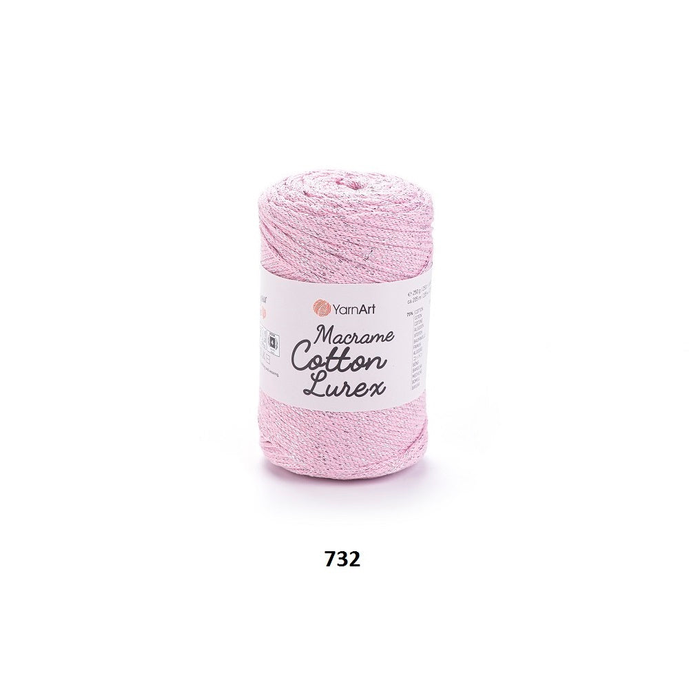 Yarn Macrame Cotton Lurex YarnArt