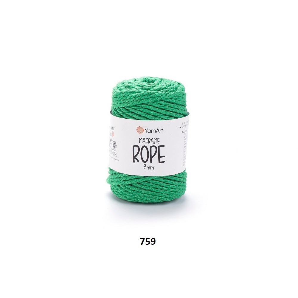 Yarn Macrame Rope 3 mm YarnArt