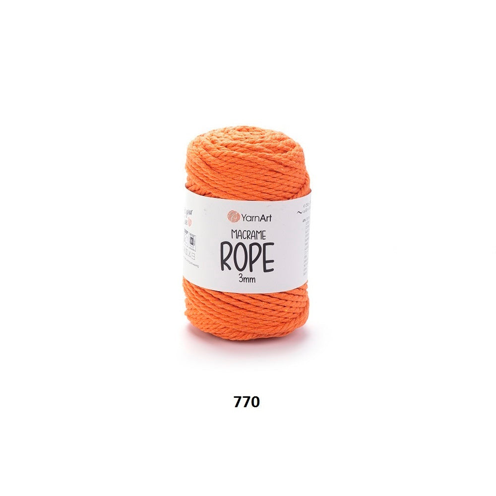 Yarn Macrame Rope 3 mm YarnArt