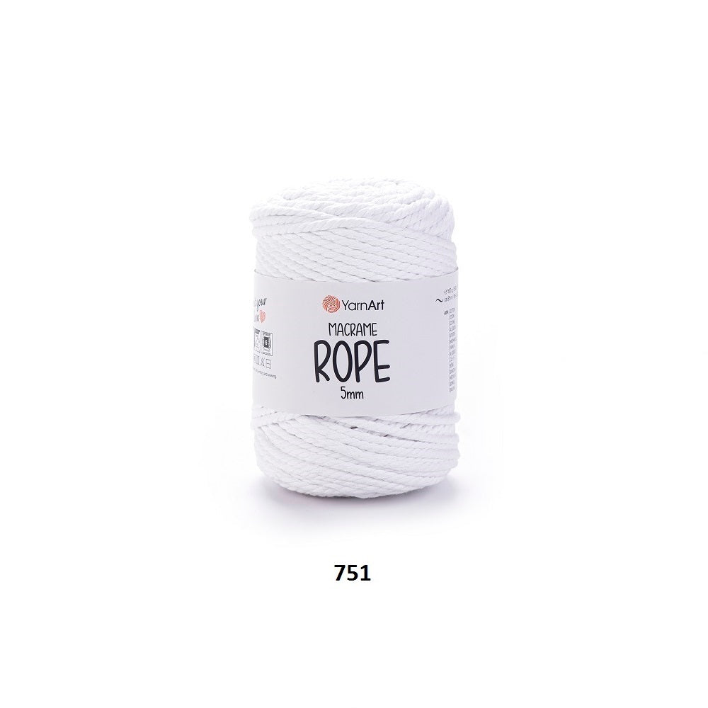 Yarn Macrame Rope 5 mm YarnArt