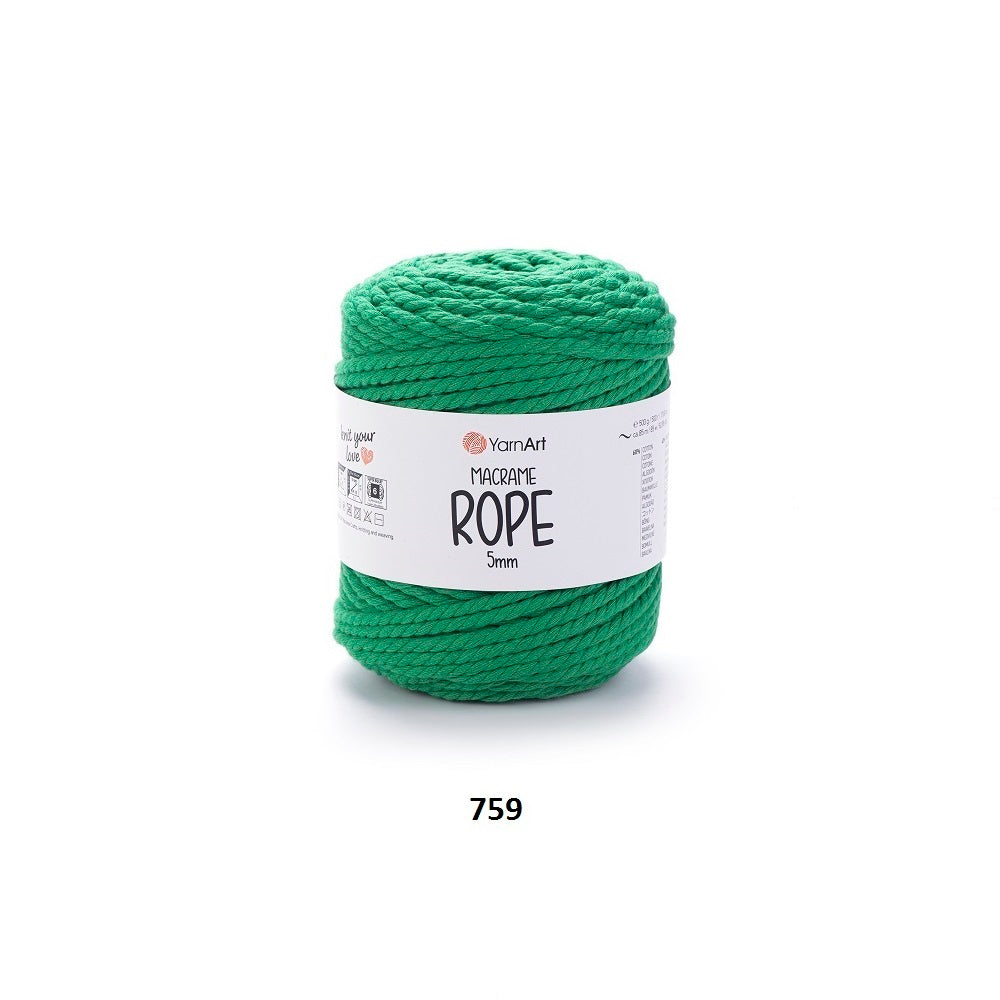 Yarn Macrame Rope 5 mm YarnArt